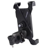 Bike Phone Mount, Bicycle Phone Holder with 4 Stainless Steel Telescopic Clamp Arms for Super Stability 360°Rotation - RaditShop