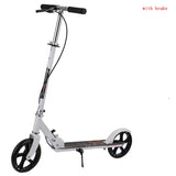 RORA Rides Sport Runner Folding Kick Scooter Black/White - RaditShop