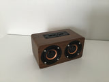 Wood Portable Bluetooth Speaker vintage Wireless FM Radio  Connection, TF Card & MP3 Player - Sparkmart