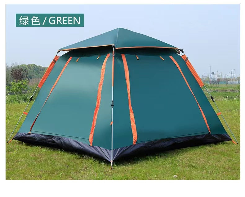 4-5 Persons Easy Pop Up Tent, Automatic Setup, Waterproof, Double Layer, Instant Family Tents for Camping, Hiking & Traveling - RaditShop