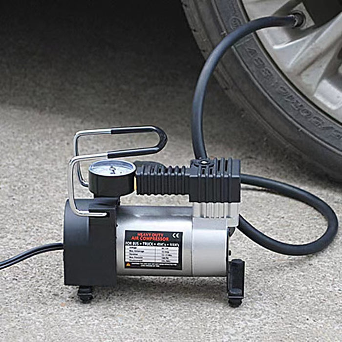 Air Compressor Heavy Duty Metal Tire Inflator for inflatable kayak, bed, Tire Pump,12V DC 100PSI - RaditShop