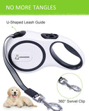 New 11.5 FT Long Retractable Dog Leash, 360° Tangle-Free Dog Lead with Anti-Slip Handle for Small/Medium/Large Dogs - RaditShop