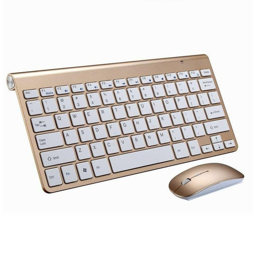 Nora 2.4G Mini Wireless Keyboard And Mouse Set Waterproof For Mac Apple PC Computer - RaditShop
