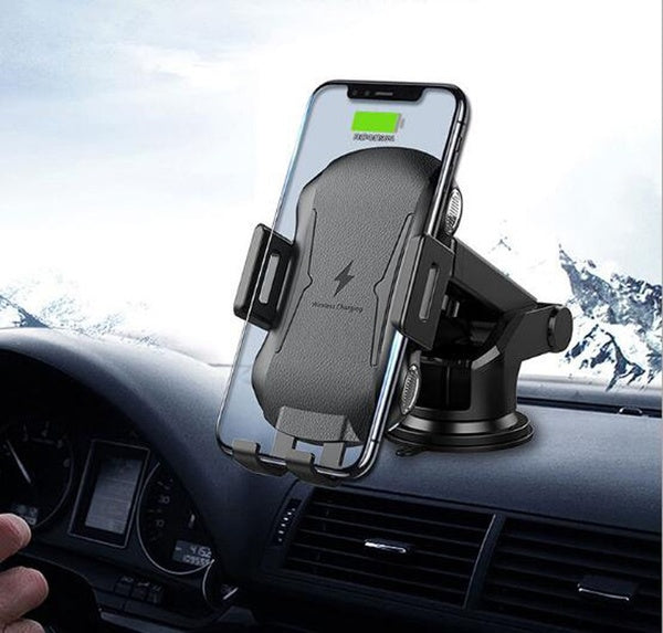 Automatic Clamping Wireless Car Charger Mount, 10W/7.5W Qi Fast Charging Car Phone Holder, - RaditShop