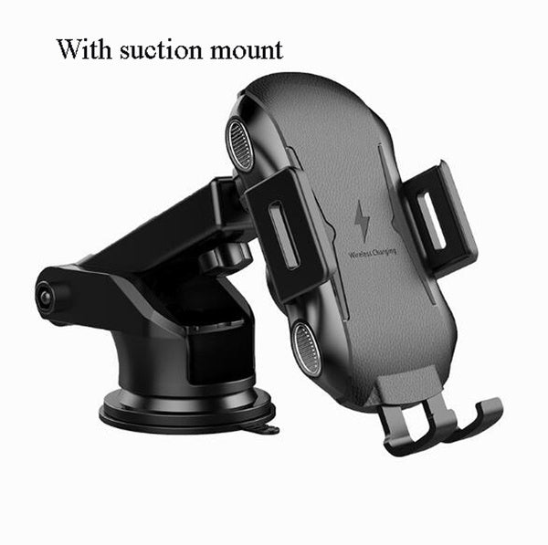 Automatic Clamping Wireless Car Charger Mount, 10W/7.5W Qi Fast Charging Car Phone Holder, - RaditShop