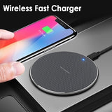 Qi Wireless Charger Pad 10W Fast Charging Dock for iPhone SAMSUNG - RaditShop