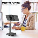 iPad Tablet, Phone Holder Stand, Height Angle Adjustable Desktop Mount - Sparkmart