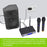 New Karaoke Wireless Microphone System UHF Mic Dual Channel Cordless Handheld Mic Set - Sparkmart