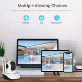 Indoor Wireless smart security camera, 1080 HD video, motion detection - Sparkmart