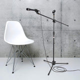 Microphone Stand, Tripod Boom Microphone Stand with Mic Clips, Collapsible and Lightweight, Both Arms Adjustable, Perfect for Studio Recording - RaditShop