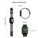 Smart Watch, Fitness Tracker Full Touch Screen Waterproof with Heart Rate, Blood Oxygen, Sleep Monitor - Sparkmart