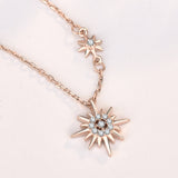 925 Sliver Necklace sun Zirconia  Ray Inspired Pendant - RaditShop