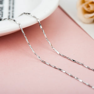 925 Sterling Silver chain necklace Adjustable up to 18" inch/45cm - RaditShop