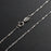 925 Sterling Silver chain necklace Adjustable up to 18" inch/45cm - RaditShop