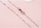 925 Sterling Silver chain necklace Adjustable up to 18" inch/45cm - RaditShop