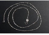 925 Sterling Silver chain necklace Adjustable up to 18" inch/45cm - RaditShop