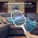 imirror Bug Zapper Racket, 2 in 1 Rechargeable Electric Fly Swatter, Mosquito Swatter for Indoor and Outdoor - RaditShop