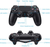 DoubleShock, PS4 Controller Wireless Gamepad with Audio, High-precisive D-pad and 360° Flexible Joystick - RaditShop