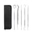 4/5 PCS Hand tools for tooth Scraper Kit stainless toothpastes dental tools dentist Seek mirror instruments - Sparkmart