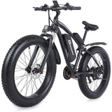 Shimano E7 26 Inch Fat Tire Electric Bike 48V 800W Motor Snow Electric Bicycle 21 Speed Mountain Electric Bicycle Pedal Assist Lithium Battery Hydraulic Disc Brake - RaditShop