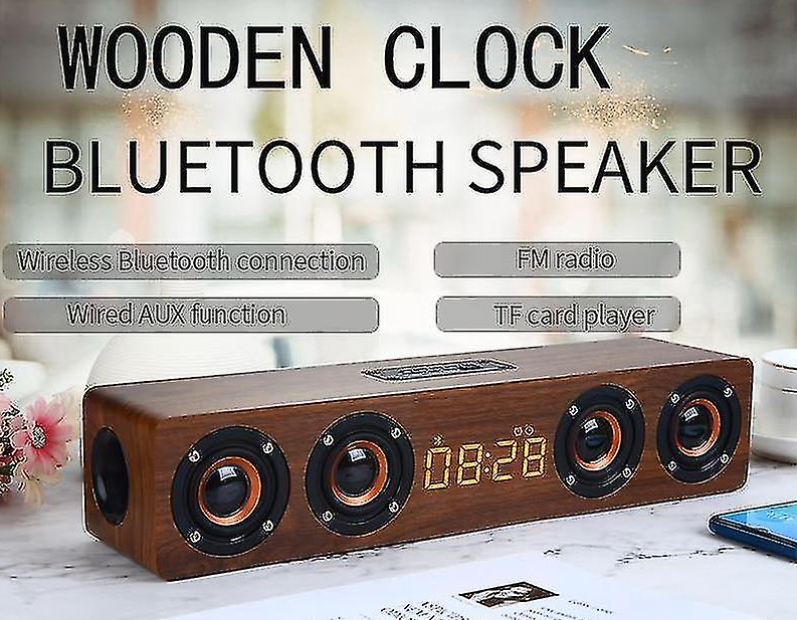 Retro Bluetooth Speaker with alarm clock, Vintage Radio for Home Indoo — RaditShop