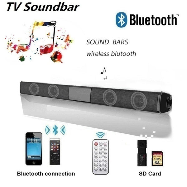 NORA Sound Bar Speaker New 330/550mm Wireless Bluetooth Stereo Speaker Home Theater TV Subwoofer - RaditShop